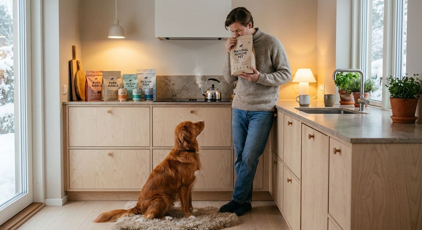 Koira ja kissa ruokakupin äärellä eliminaatioruokavalion aikana