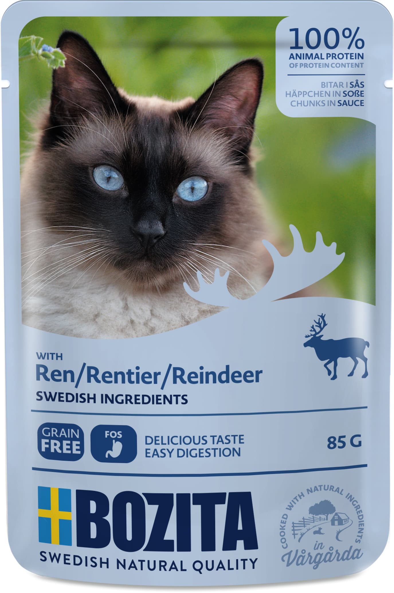 Palat kastikkeessa poro