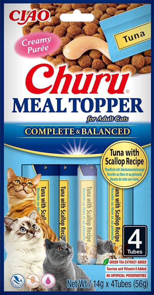 Cat Meal Topper Tuna with Scallop 4x14g