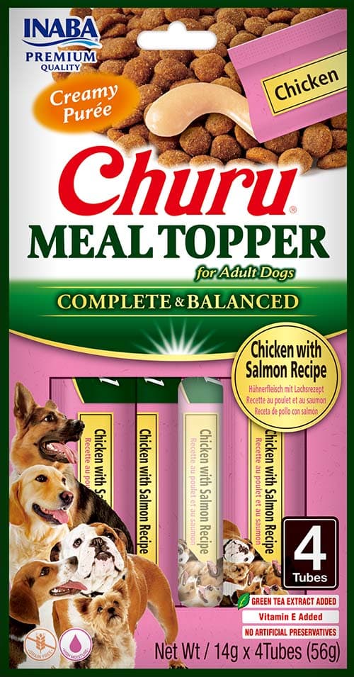 Dog Meal Topper Chicken with Salmon 4x14g