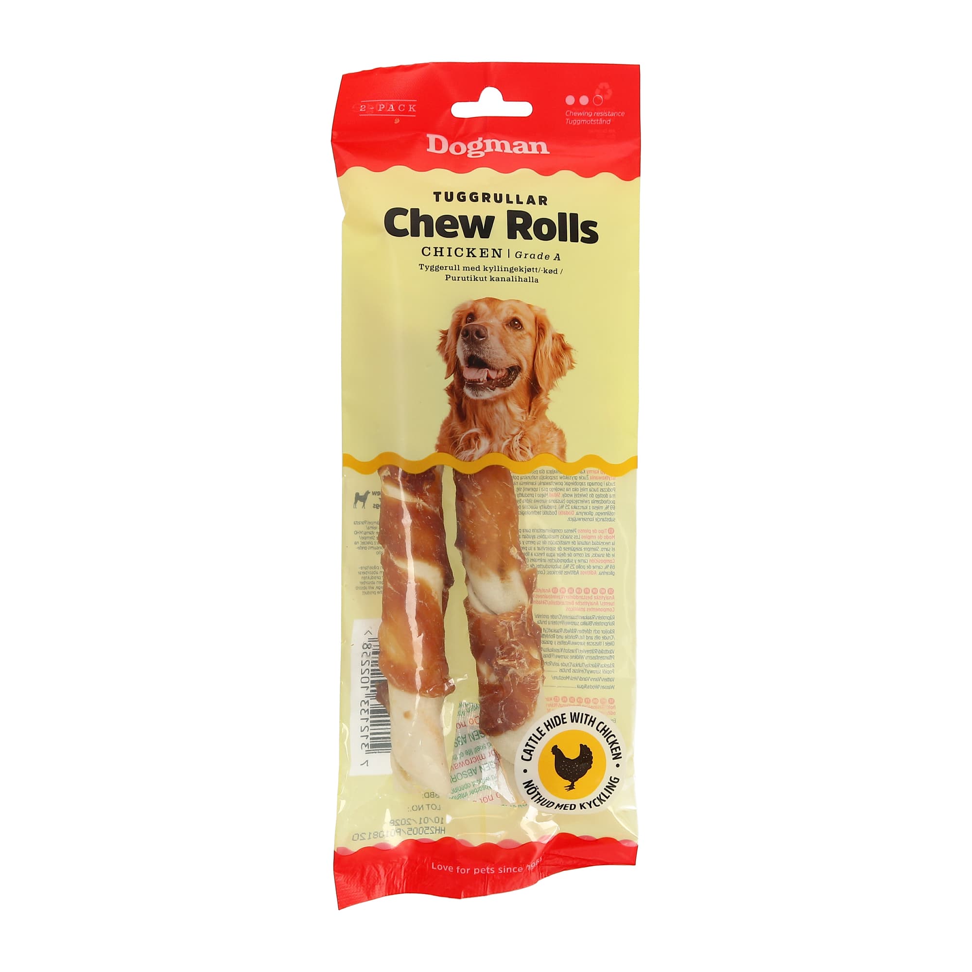 Pururullat kanalla 2kpl Valkoinen 20cm