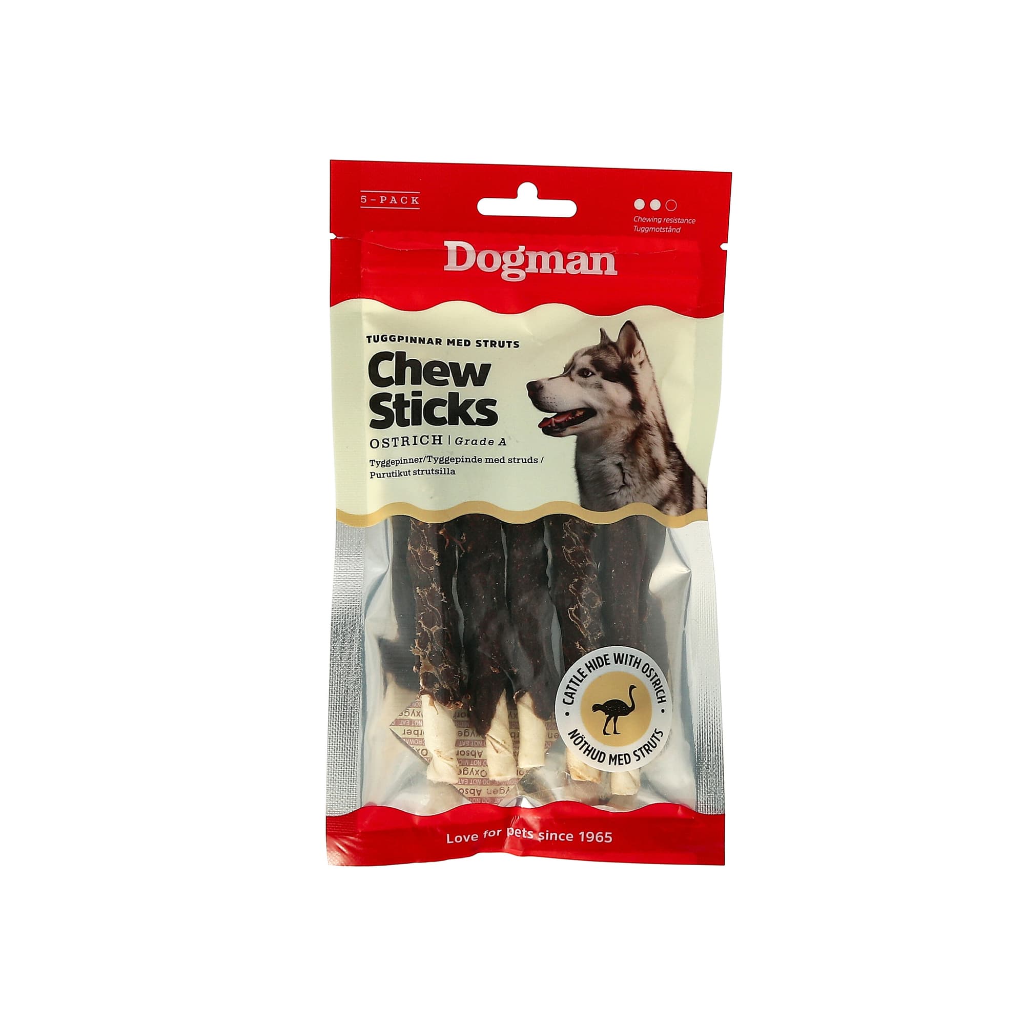 Purutikut strutsista 5kpl 12,5cm