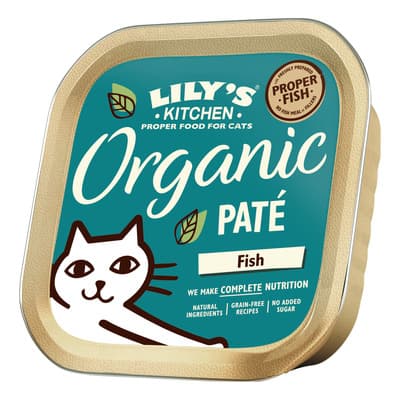 Organic Fish Paté Märkä kissanruoka 85g
