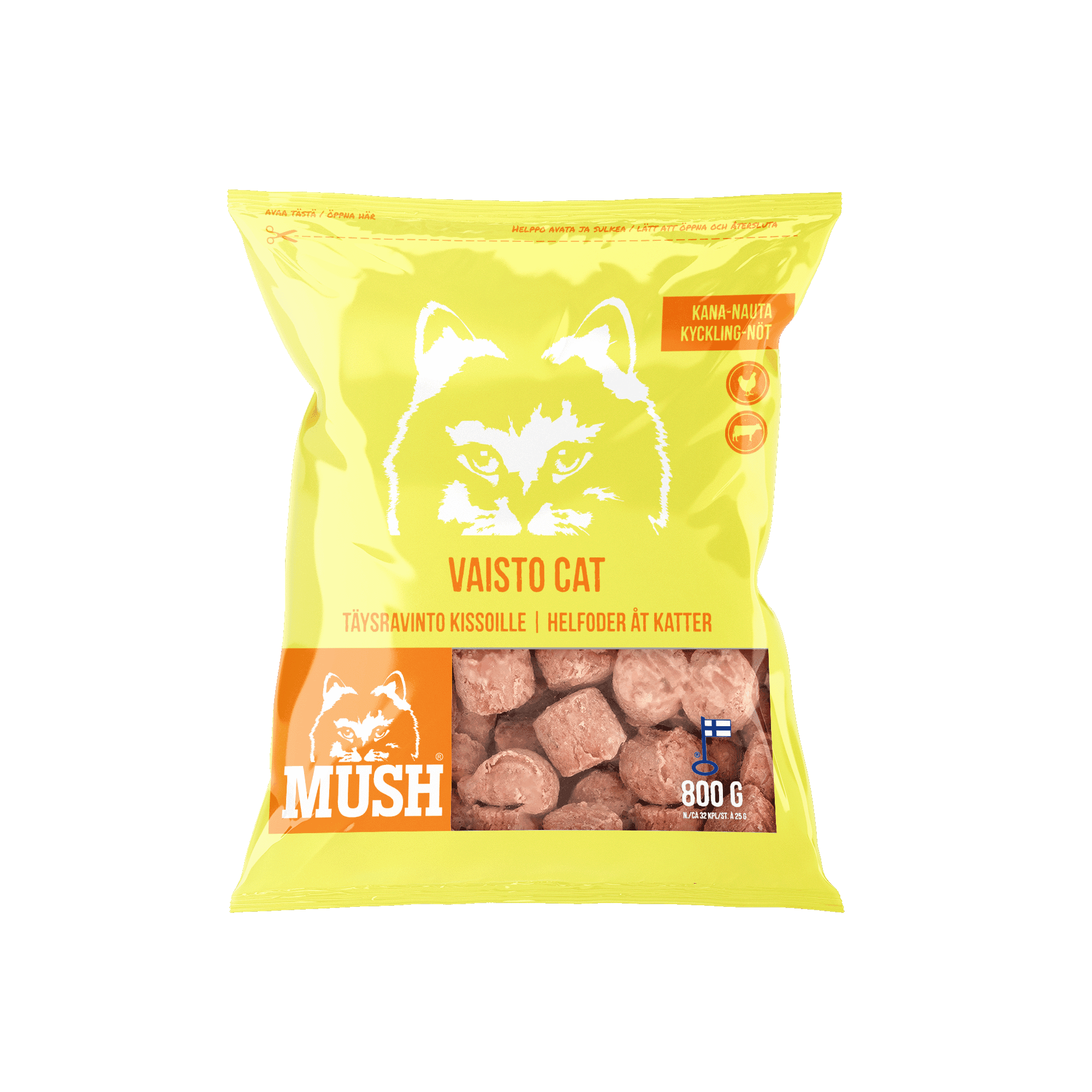 Vaisto Cat Kana-Naudanliha