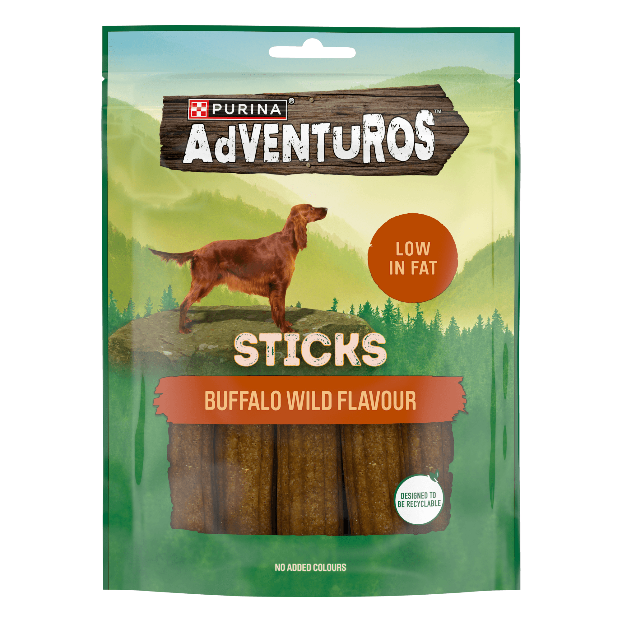 Adventuros Mini Sticks Buffalo koiranherkku 90g