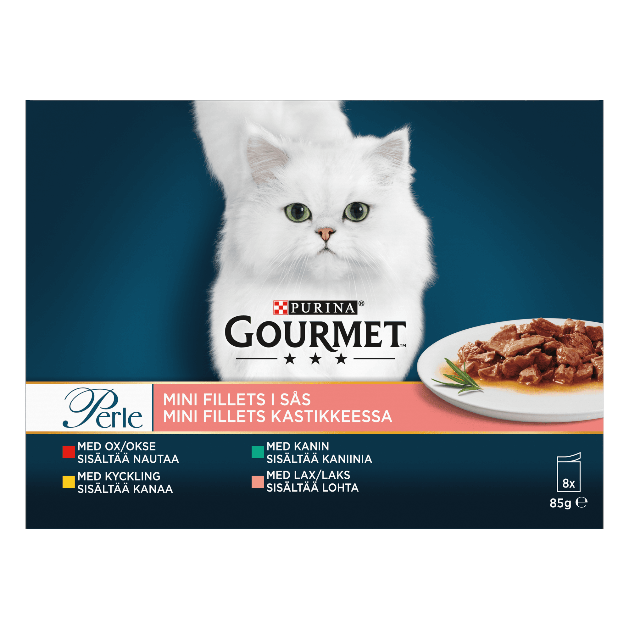 Perle Mini Fillets märkäruoka kissalle 8x85g