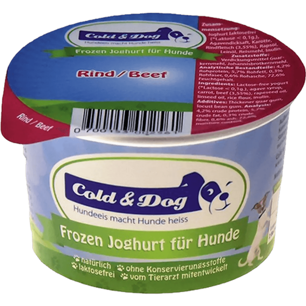 VoH Frozen Yogurt Organic Beef Cups 100ml