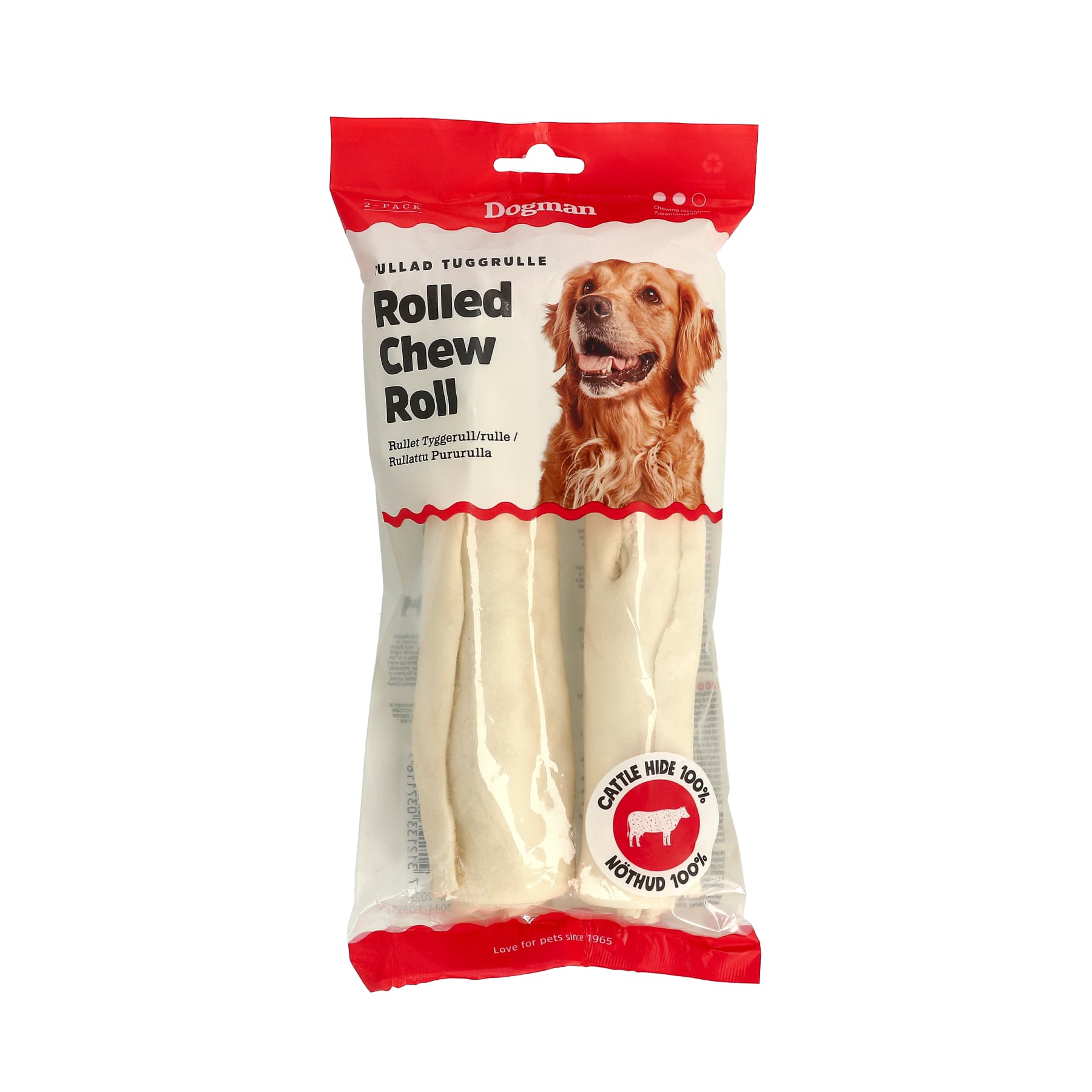 Pururulla rullattu 2kpl Valkoinen 20cm