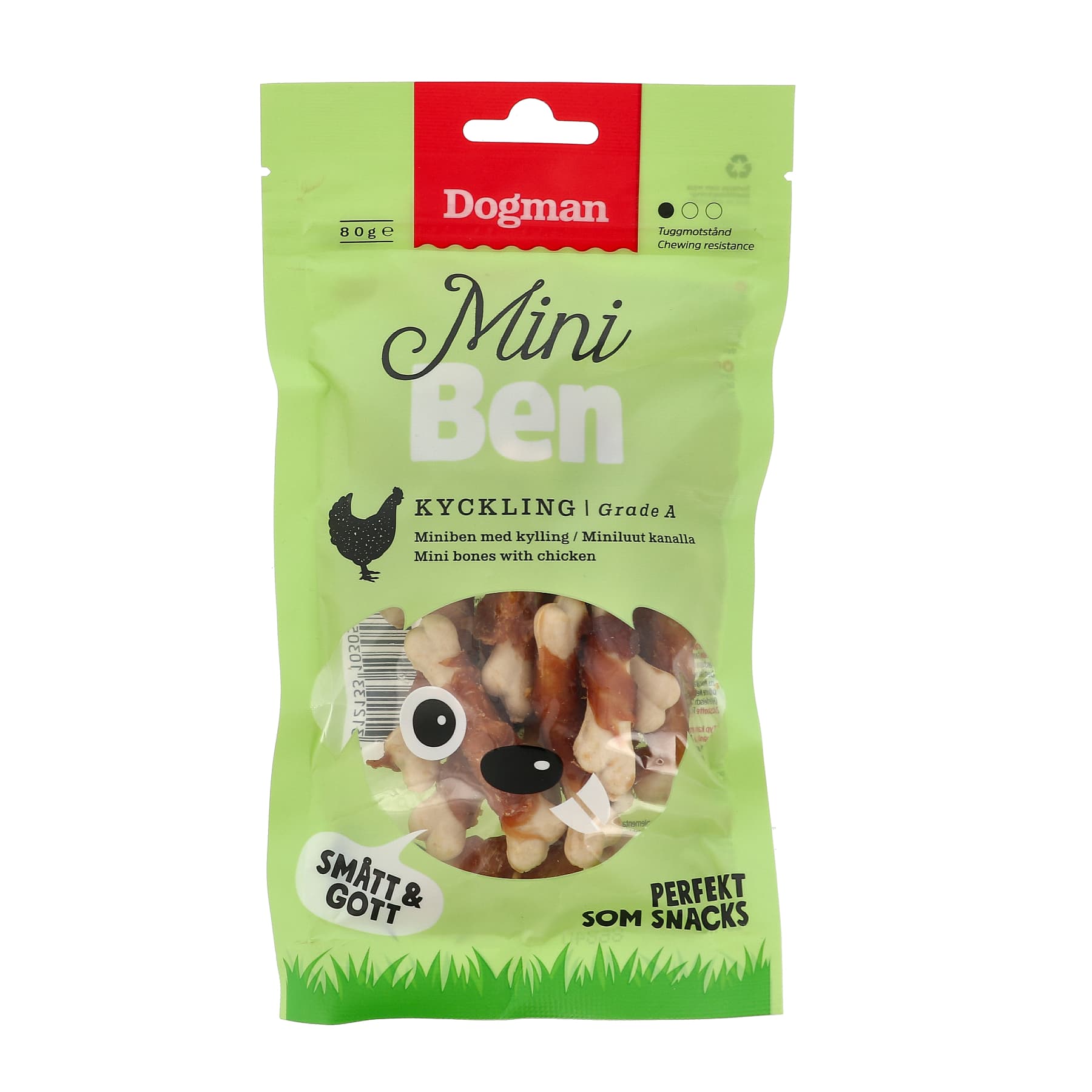 Miniluut kanalla Valkoinen 80g