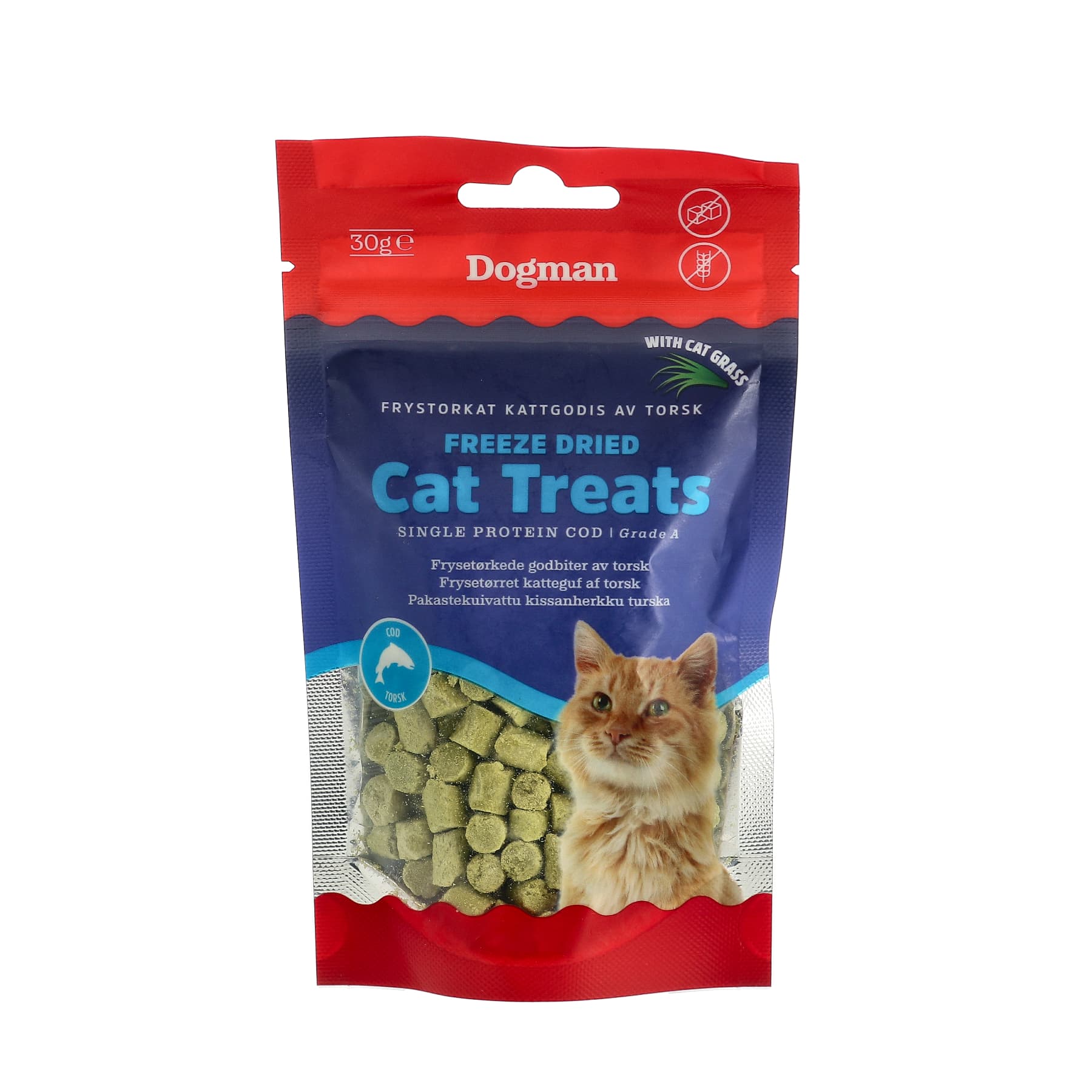 Pakastekuivattu turska 30g