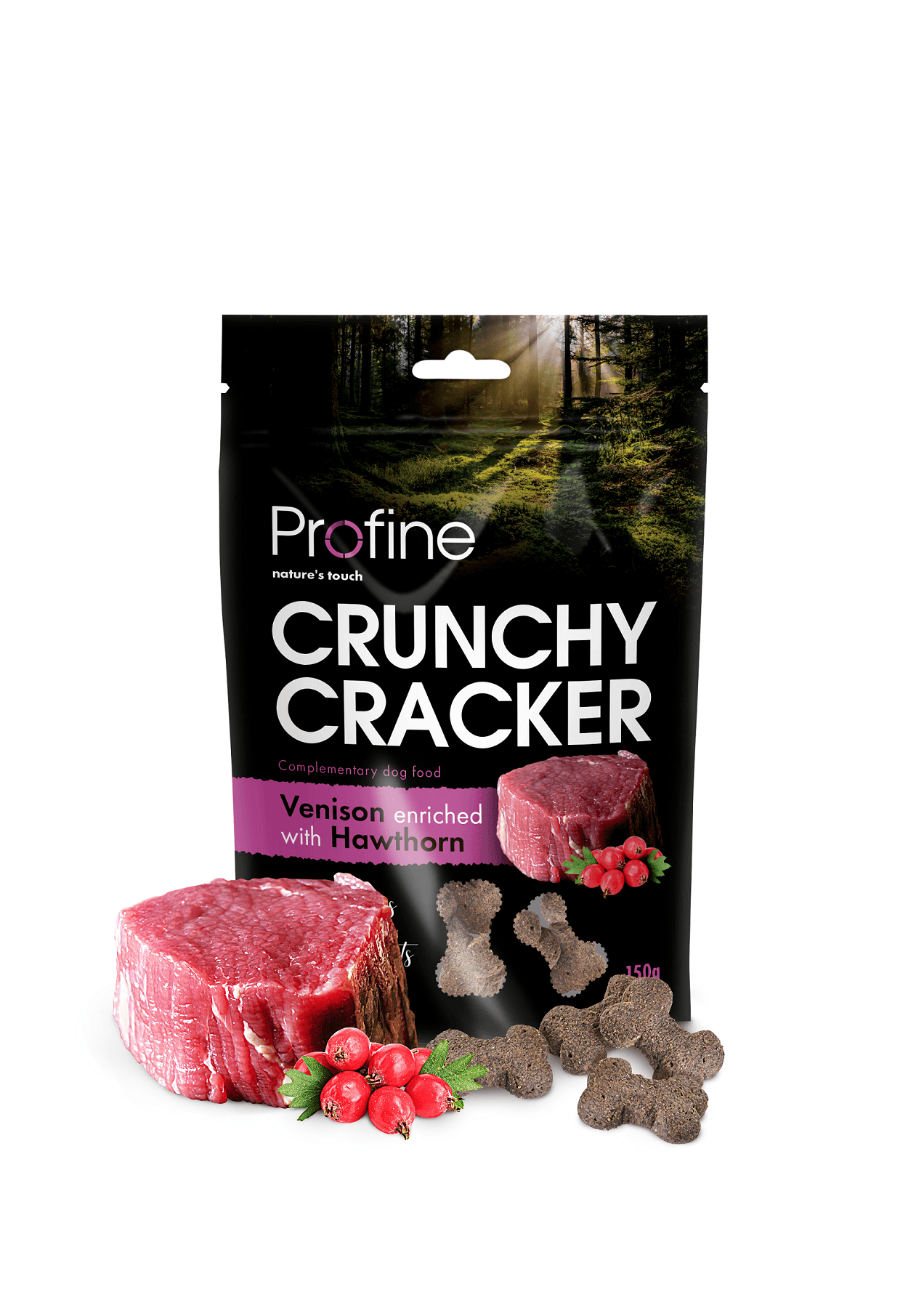 Crunchy Cracker Venison&Hawthorn koiranherkku 150g