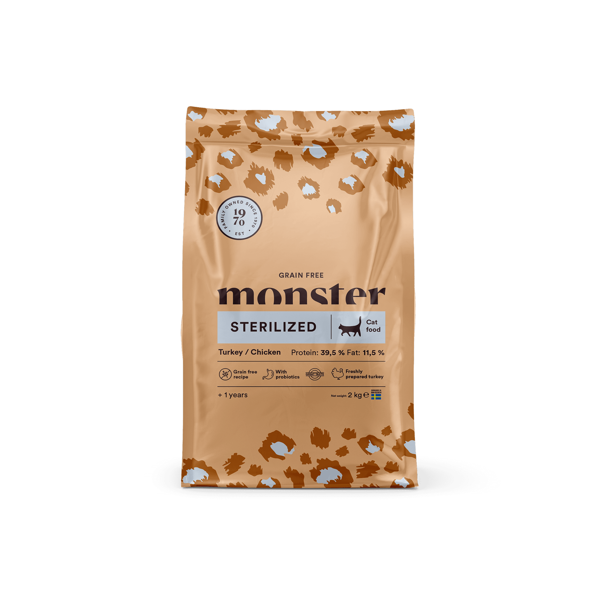 Grain Free Sterilized Turkey&Chicken kissanruoka