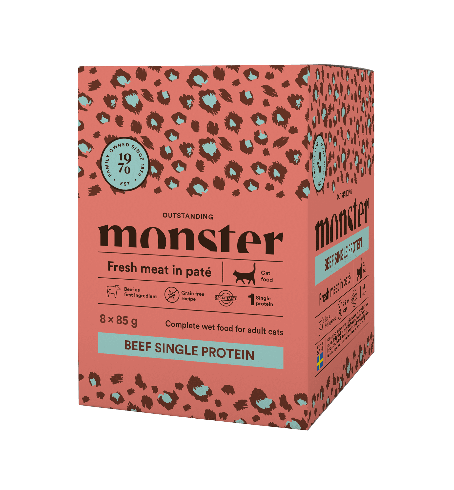 Paté Single Protein Beef märkäruoka 8x85g