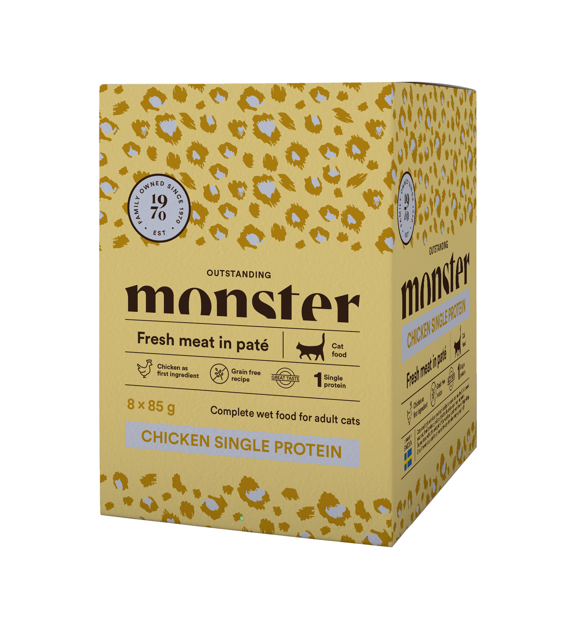 Paté Single Protein Chicken märkäruoka 8x85g