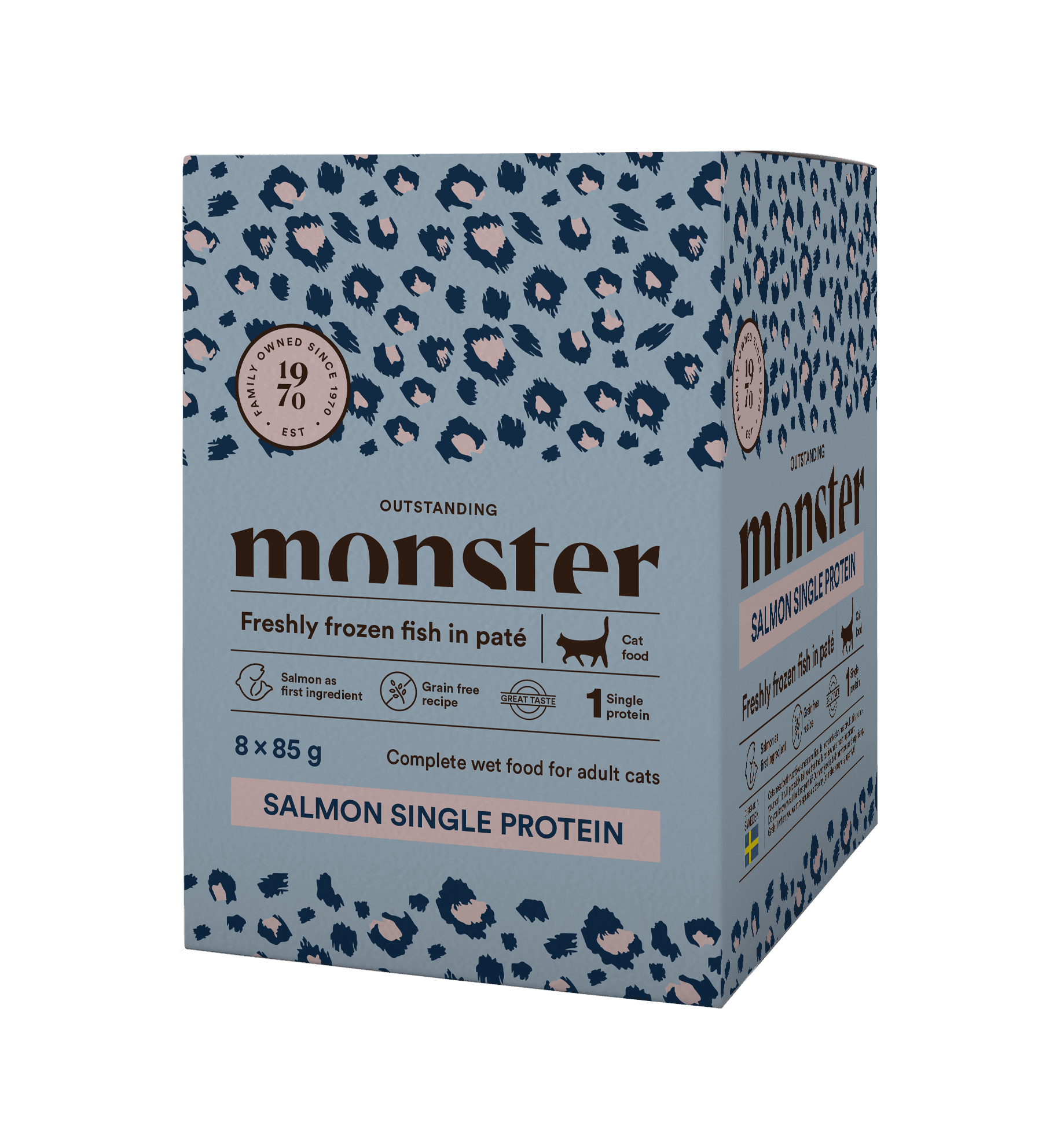 Paté Single Protein Salmon märkäruoka 8x85g