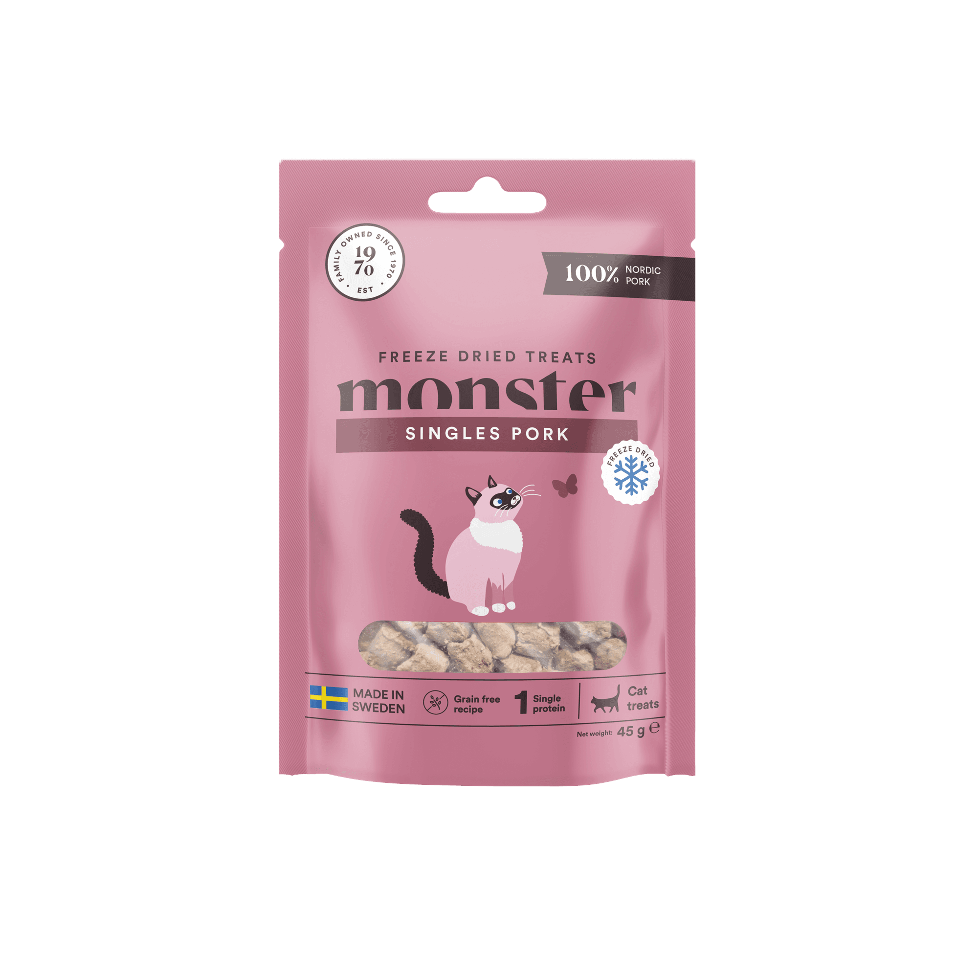Freeze Dried Treats Pork kissanherkku 45g