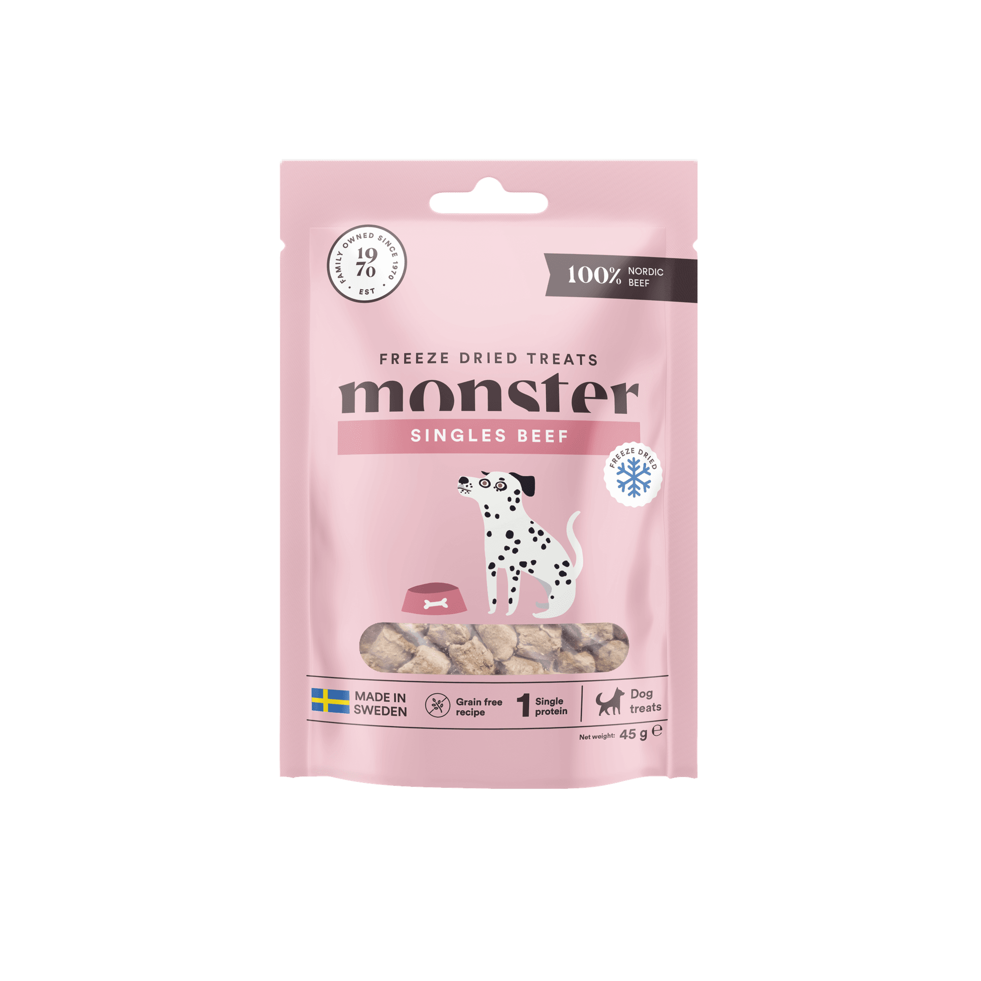 Freeze Dried Treats Beef koiranherkku 45g