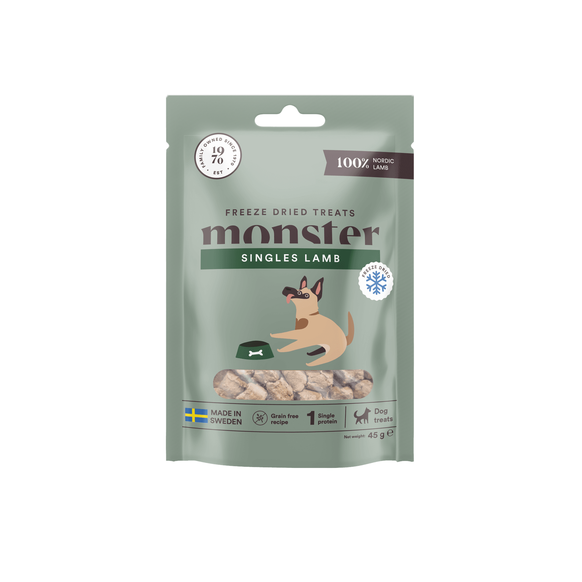 Freeze Dried Treats Lamb koiranherkku 45g