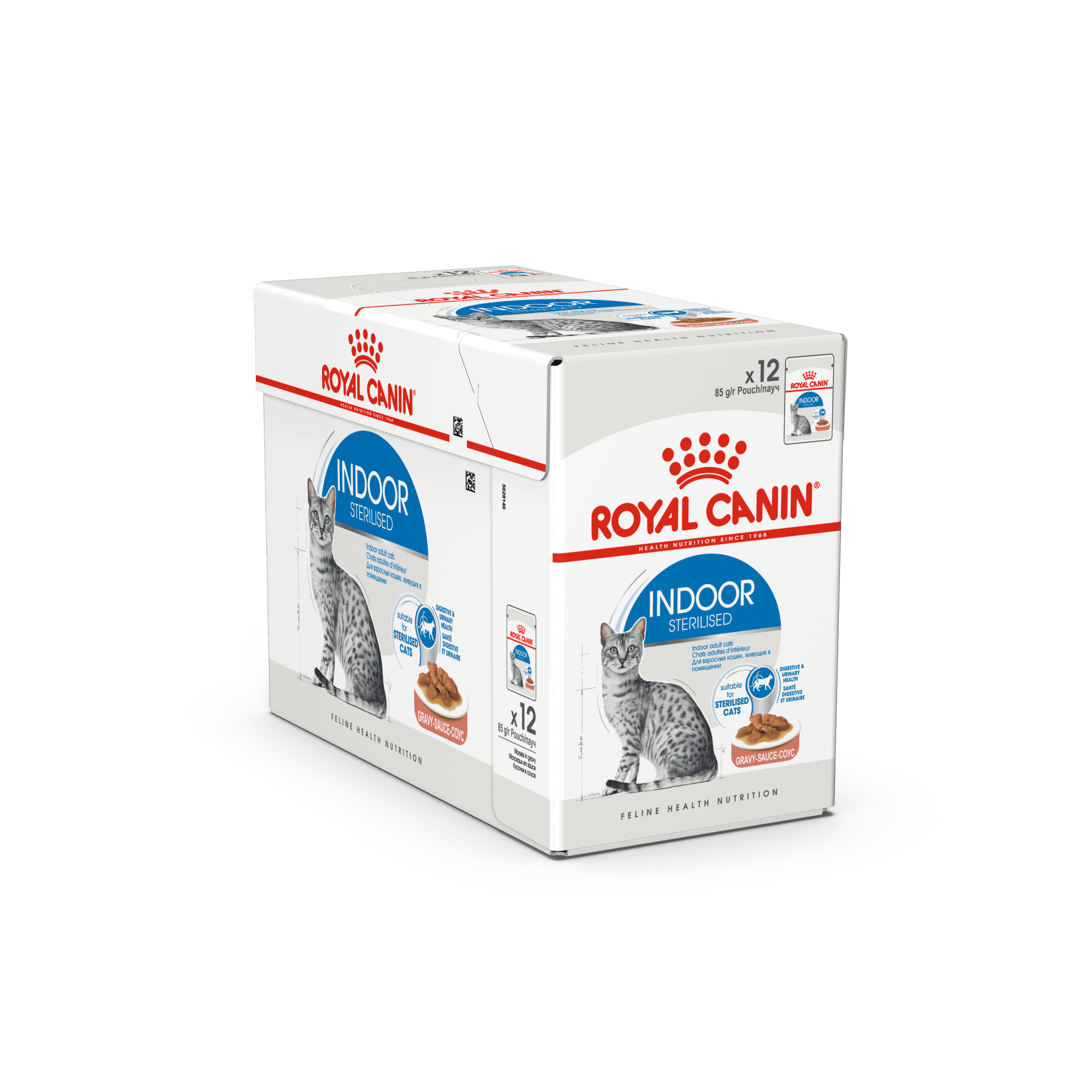 Indoor Sterilised Gravy märkäruoka kissalle 12x85g