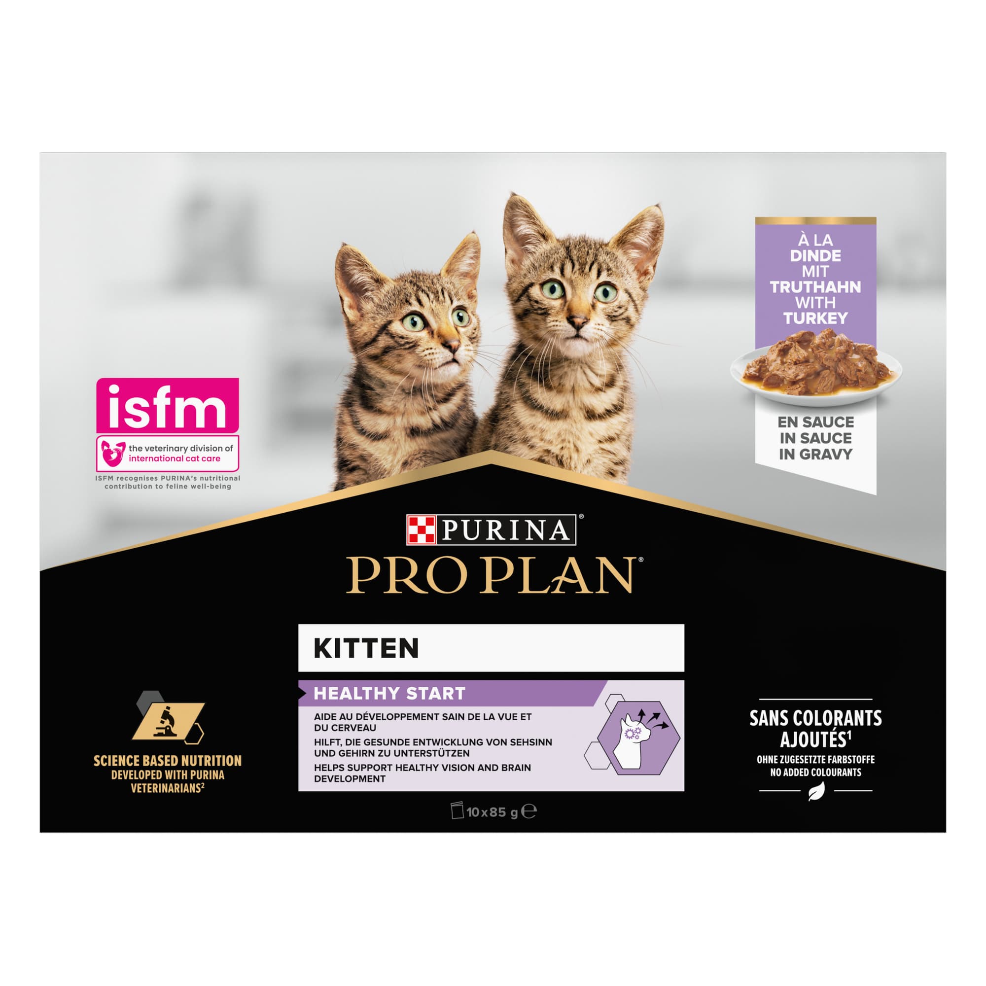 Kitten Healthy Start Turkey märkäruoka 10x85g
